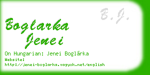 boglarka jenei business card